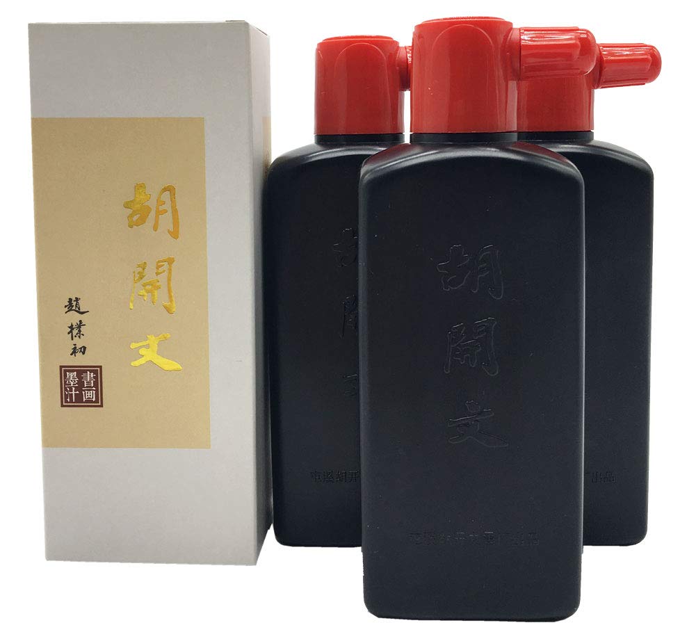みにすた、書道の墨 楽天市場】墨液 呉竹 『濃墨 墨の香 No.16 青味 180g』 水墨画